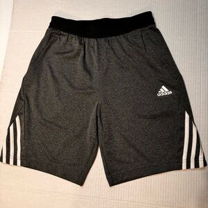 Adidas Men's Charcoal Gray AeroReady Axis Athletic Shorts